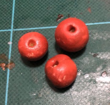 樹脂粘土のアップルパイ ミニチュアリンゴ完成 ハンドメイド大好き だけどワケありです